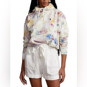 Polo Ralph Lauren Paint Splatter Print Hoodie Size XL